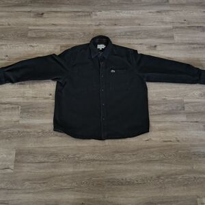 Lacoste Black Men's Button-Up Jacket